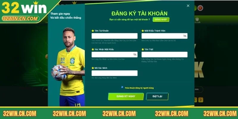 Đăng ký 32WIN và gia nhập cộng đồng cược thủ để không bỏ lỡ các ưu đãi